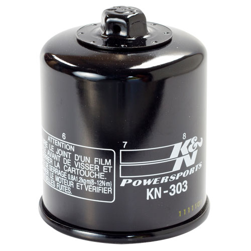 K&N oil filter (KN-303) Honda, Kawasaki, Polaris, Victory, Yamaha, Fram PH6017A, HF303