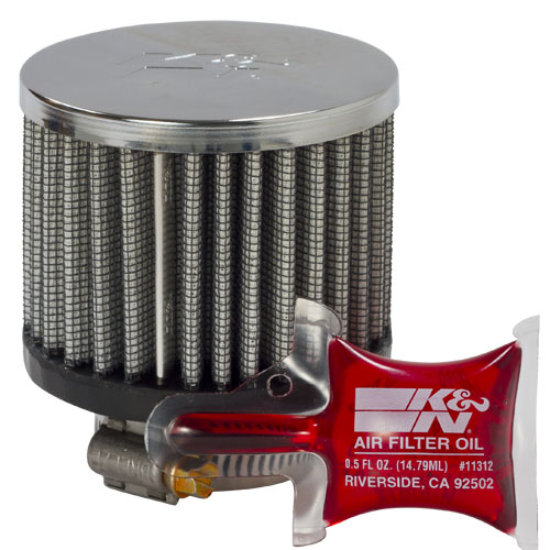 K&N Breather Filter, 32mm, 1.25" (62-1390)