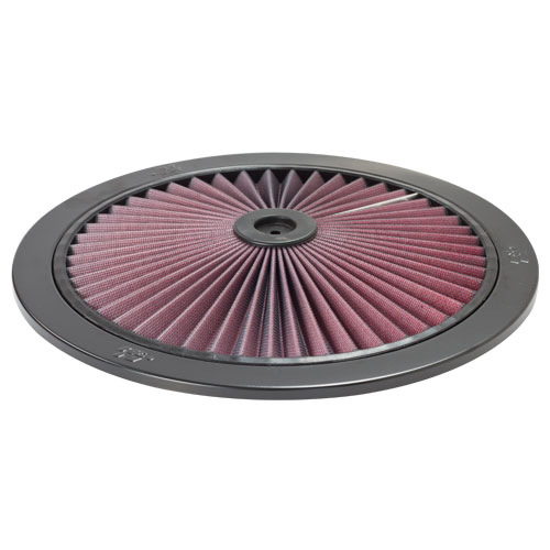K&N, Black X-Stream Top Air Filter, Fits 14" Round (66-1401)
