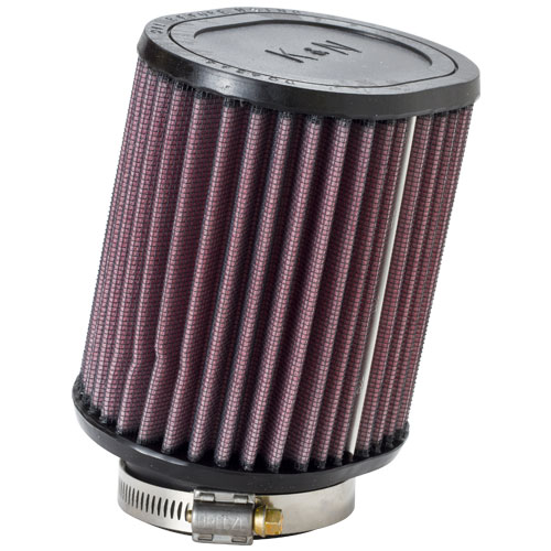 K&N Universal  Air Filter (RU-1220) 10 Degree Angle, 62mm inlet x 5" long