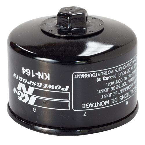 K&N oil filter (KN-164) BMW R Nine, F800GS, K1600GT, 04/22, HF164