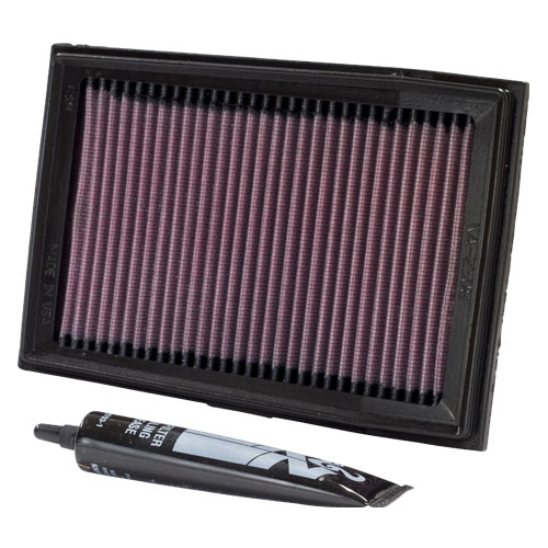 K&N Replacement Air Filter, Kawasaki Ninja, 250cc, EX250R, EX300R, Z300, 08/17 (KA-2508)