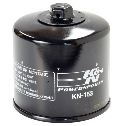 K&N oil filter (KN-153) Ducati Hypermotard, Monster, Streetfighter, Fram PH6019, PH6074, HF153
