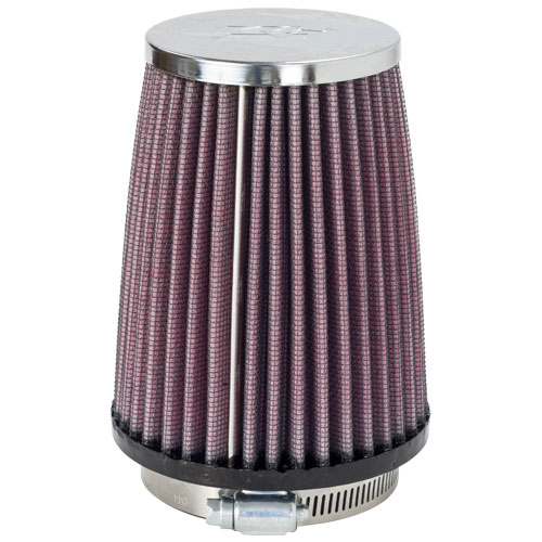 K&N Universal Air Filter (RC-2600) 10 Degree Angle, 73mm, 2.875" inlet x 5" long