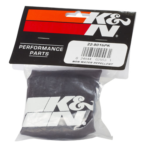 K&N Air Filter Wrap, Protects Filter from Rain and Dirt, Fits 5x5.5" (22-8016PK) Fits HA-4099