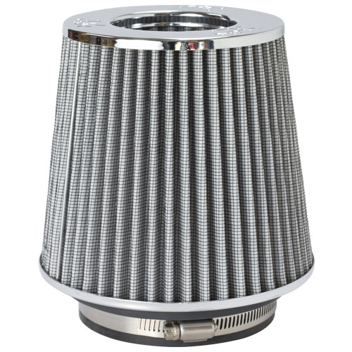 K&N Adjustable, WHITE Pod Filter (RG-1001WT) Fits 3" Inlet, 3.5" Inlet & 4" Inlet x 5.5" long