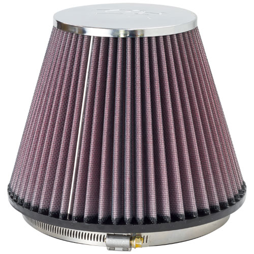 K&N Universal Chrome Air Filter (RF-1048) 152mm, 6" inlet x 6" long