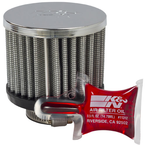 K&N Breather Filter, 35mm, 1.375" Inlet, (62-1440)