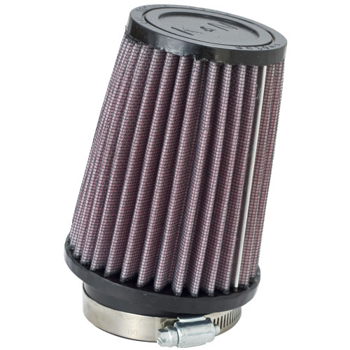 K&N Universal Air Filter (SN-2590) 70mm, 2.75" inlet x 5" long, 10 degree flange