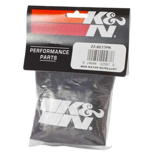 K&N Air Filter Wrap, Fits 6x6" (22-8033PK) Fits RE-0950, RU-2520/RU-3600