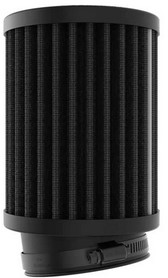 K&N Oil Free Synthetic Air Filter (RU-3130HBK) 48mm, 1.875" inlet x 4" long, 10 Degree Flange