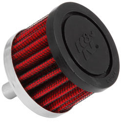 K&N Breather Filter, 10mm, 0.375" (62-1000)