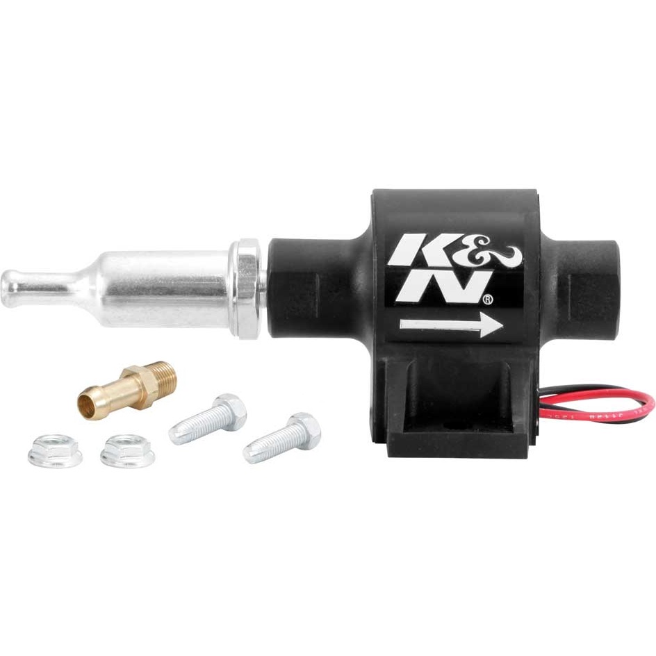 K&N Inline Diesel Fuel Pump, Flows 128LPH, Between 7 & 10psi (81-0403)