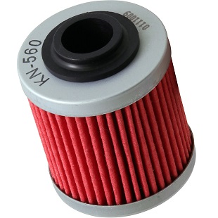 K&N oil filter (KN-560) Can-Am, DS450, DS450X, Fram CH1605, HF560