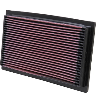 K&N Panel Filter, Audi 80, Audi 90, Audi 100, Audi A6, Volkswagen Jetta, Passat, 83/00, (33-2029)