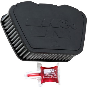 K&N Replacement Air Filter, Yamaha XVS950, XVS1300, V-Star, XVS13, 07/17 (YA-1307)
