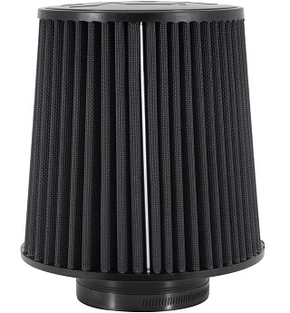 K&N Black Oil Free, Synthetic Air Filter (RU-5171HBK) 102mm, 4" inlet x 8" Long. Check Dimension!