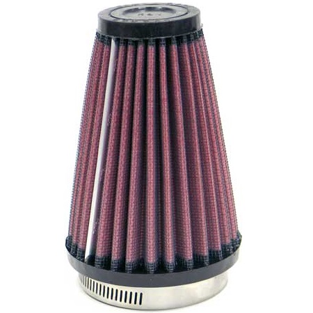 K&N Universal Air Filter (SN-2570) 62mm, 2.4" inlet x 5" long