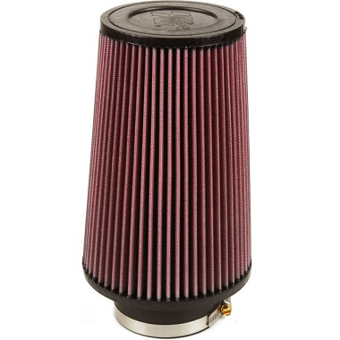 K&N Universal Air Filter (RE-0920) 89mm, 3.5" inlet x 9" long