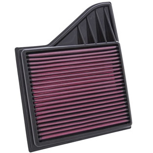 K&N Panel Filter, Ford Mustang GT, Ford Mustang Boss, 3.7L V6, 4.6L, 5.0L, V8, 10/14, (33-2431)