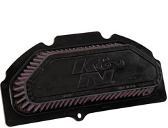 K&N Replacement Air Filter, Suzuki GSXS1000, 999, ABS, 16/21 (SU-9915)