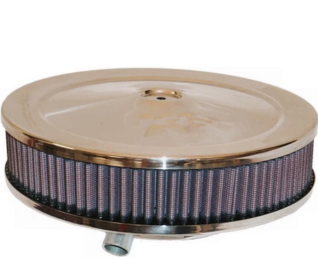 K&N Custom 9" x 2" Round Assemblies, Raised Base (60-1110)