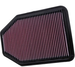 K&N Panel Filter, Jeep Wrangler, JK, 2.8L Diesel, 3.6L, 3.8L Petrol, 07/18 (33-2364)