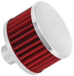 K&N Breather Filter, 25mm, 1.0" (62-1170)