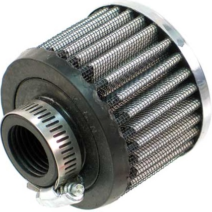 K&N Breather Filter, 25mm, 1.0" (62-1420) Discontinued