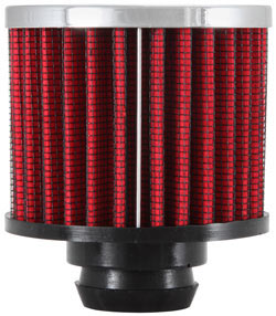 K&N Breather Filter, Push in design, 32mm, 1.25" (62-1490)