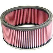 K&N Replacement, Custom Air Filter, 4" High by 9" Round (E-3640)