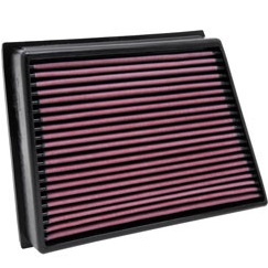 K&N Replacement Panel Filter, Chevrolet Silverado, 2500 /3500, 6.6L V8 Diesel, 11/16 (33-2466)