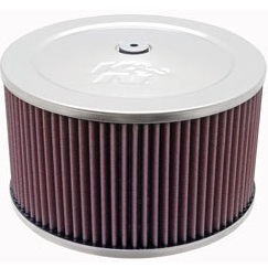K&N Custom Air Filter, 5" High by 9" Round, Raised Base, (60-1365)