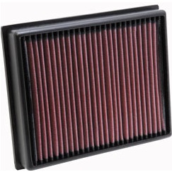 K&N Panel Filter, Land Rover Defender, 2.2L, 2.4L, Diesel Turbo, 07/17 (33-2992)