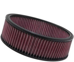 K&N Replacement, Custom Air Filter, 2.875" High by 9" Round (E-3530)