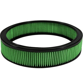 Green Custom Air Filter, 3.063" High by 14" Round (2012)