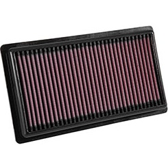 K&N Air Filter, Toyota C-HR, Toyota Camry Hybrid, Toyota Highlander, 16/25, (33-3080)