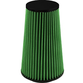Green Universal Air Filter (2031) 89mm, 3.5" inlet x 9" long