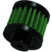 Green Breather Filter, 10mm Inlet Flange, 0.375" (2111)