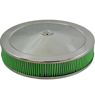 Green Custom 14" x 3" Round Assemblies, 1-1/4" Drop Base (2343)