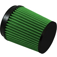 Green Universal Air Filter (2374) 114mm, 4.5" inlet x 6" long