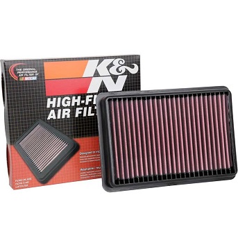 K&N Panel Filter, Hyundai Santa Fe, DM, Kia Sorento, XM, 2.2L Diesel Engine, 12/17, (33-3129)