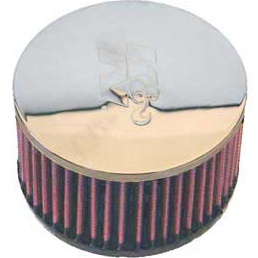 K&N Universal  Air Filter (RC-0860) 62mm inlet x 3" High