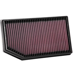 K&N Replacement Air Filter, Jeep Wrangler, JL 3.6L V6 Fuel Injected, 2018+ (33-5076)