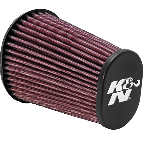 K&N Universal Black Air Filter (RE-0960) 62mm, 2.4" inlet x 6" high (Suits Harley)