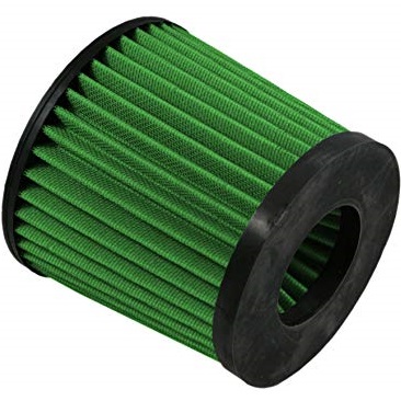 Green High Flow Inverted Top Air Filter (2281) 76mm, 3" inlet x 4.6" long