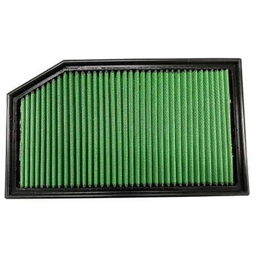 Green Replacement Air Filter, Jeep Wrangler, JL 3.6L V6 Fuel Injected, 2018+ (7347)