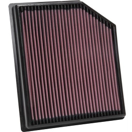 K&N Panel Filter, Jeep Grand Cherokee, 6.2L Engine, 18/25, (33-5077)