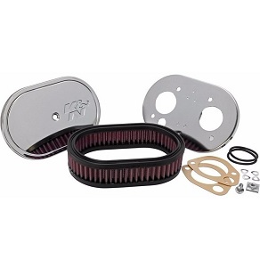 K&N Assembly fits, Dellorto DHLA, Mikuni-Solex PHH, Weber DCOE, 2" High, (56-1310) Discontinued