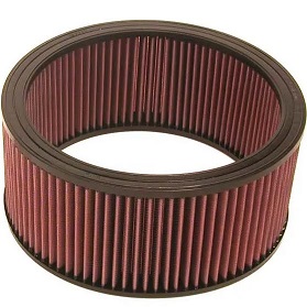 K&N Replacement, Custom Air Filter, 5" High by 11" Round (E-3680), Fits 60-1200, 66-3140